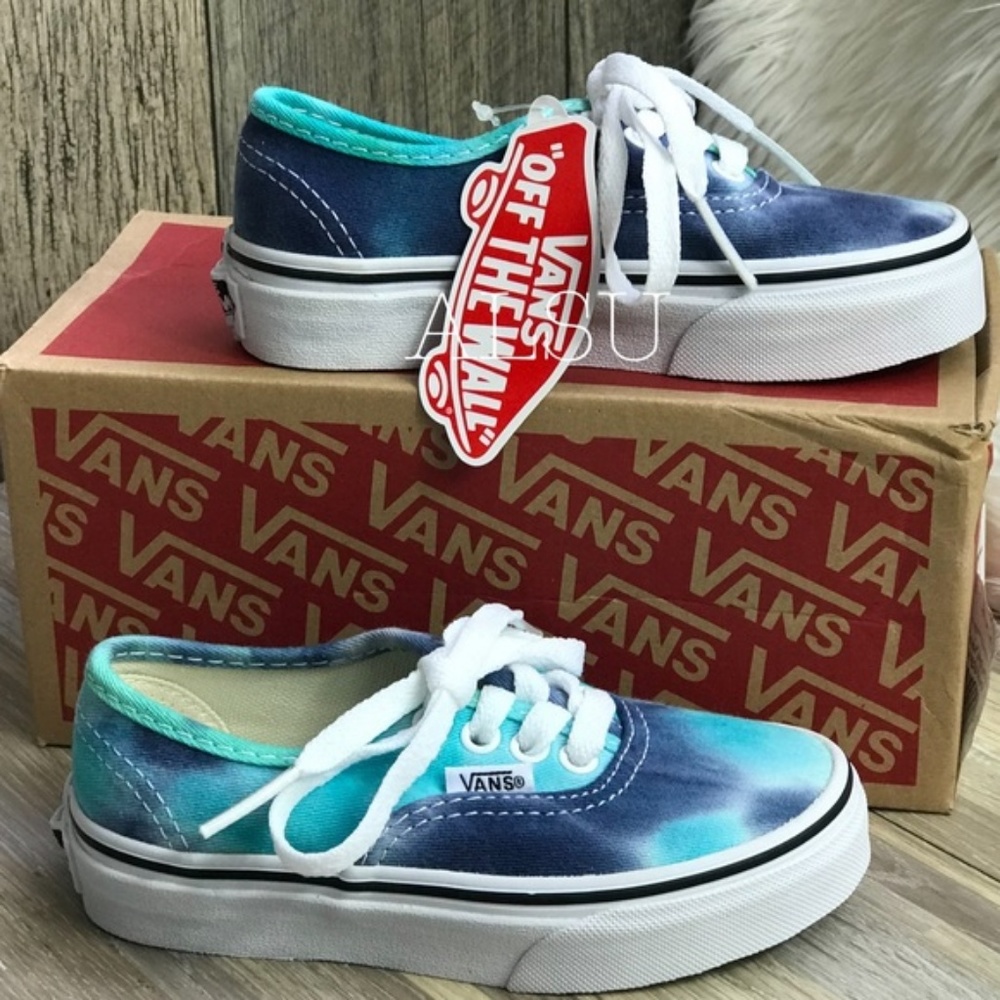 NWT VANS Authentic Tie Dye Navy Kid’s - Picture 6 of 7